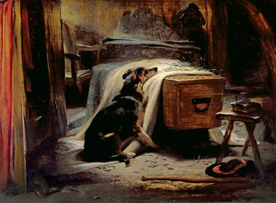El principal doliente del viejo pastor, c.1837 de Edwin Landseer